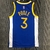 Jersey Golden State Warriors 75 Anos NBA Azul e Amarela