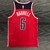 Jersey Washington Wizards 75 Anos NBA Vermelho e Azul