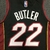 Jersey Miami Heat 75 Anos NBA Preta e Vermelha