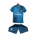 Kit Infantil Real Madrid Third Away 16/17 Retrô - Azul, Ideal para os pequenos torcedores do Real Madrid, Inspirado no uniforme de 2016/2017, Confeccionado com materiais de alta qualidade, Com design retrô e detalhes em azul, Perfeito para os jogos de fut