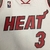 Jersey Miami Heat Retro 05/06 Mitchell & Ness Branca e Vermelha