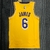 Jersey Los Angeles Lakers 75 Anos NBA Amarela