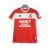 Camisa oficial do Middlesbrough para torcedores, Modelo masculino de torcedor, Versão home 24/25, Cor vermelha vibrante, Produto licenciado, Alta qualidade e durabilidade, Estampa personalizada do time, Tecido confortável e respirável, Perfeita para usar 