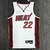 Jersey Miami Heat 75 Anos NBA Branca e Vermelha