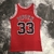 Jersey Chicago Bulls Retro 97/98 Mitchell & Ness Vermelha e Preta