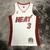 Jersey Miami Heat Retro 05/06 Mitchell & Ness Branca e Vermelha