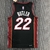 Jersey Miami Heat 75 Anos NBA Preta e Vermelha