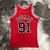 Jersey Chicago Bulls Retro 97/98 Mitchell & Ness Vermelha e Preta