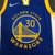 Jersey Golden State Warriors 75 Anos NBA Azul e Amarela