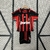 Kit Infantil AC Milan Home 06/07 Retrô, Vermelho e Preto, Uniforme Infantil do AC Milan, Camiseta Infantil do AC Milan, Kit de Futebol Infantil, Camisa de Futebol Infantil, Time de Futebol Infantil, Camiseta Retrô Infantil, Uniforme de Futebol Retrô, Kit 