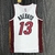 Jersey Miami Heat 75 Anos NBA Branca e Vermelha