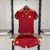 Kit infantil, Roma, Home, vermelho, tamanho 23/24, camisa, shorts, confortável, futebol, crianças, torcida, time, oficial, uniforme, qualidade.