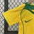 Kit Infantil Brasil Home 2004 Retrô - Amarelo, kit infantil retrô, camisa infantil retrô, camisa infantil amarela, kit infantil Brasil 2004, kit infantil amarelo, camisa retrô Brasil, kit infantil Brasil, camisa retrô infantil, kit infantil oficial, kit i