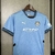 Kit infantil Manchester City Home 24/25 - Azul, perfeito para os pequenos torcedores Conjunto infantil do Manchester City, oficial e licenciado Camisa azul do Manchester City, com detalhes em branco e preto Shorts confortável e resistente, na cor azul Kit