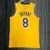 Jersey Los Angeles Lakers 75 Anos NBA Amarela