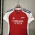 Kit Infantil Arsenal Home 24/25 - Vermelho, kit infantil, uniforme infantil, camisa infantil, futebol infantil, torcedor mirim, presente para criança, time de futebol, campeonato inglês, Arsenal, vermelho e branco, tamanho infantil, confortável, resistent