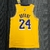 Jersey Los Angeles Lakers 75 Anos NBA Amarela