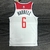 Jersey Washington Wizards 75 Anos NBA Branco e Azul