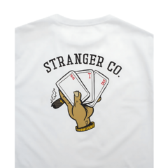 Camiseta Steetwear Hands Card (Branca) - loja online