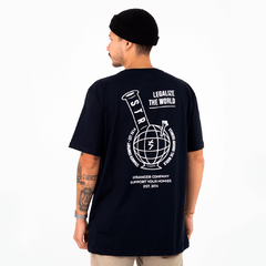 Camiseta Steetwear Bong World (Preta)