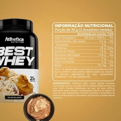 BEST WHEY ATLHETICA NUTRITION - DULCE DE LECHE 900G - comprar online