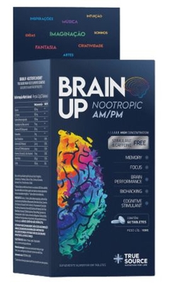 Nootrópico Brain Up AM/PM - 60 tabletes - True Source