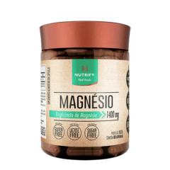 Magnésio bisglicinato 1400mg - 60 cápsulas Nutrify