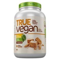 PROTEÍNA VEGANA TRUE VEGAN - DOCE DE LEITE - 837G