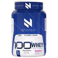 NITRA FUZE 100% WHEY CONCENTRADO - STRAWBERRY