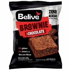 Brownie Belive - CHOCOLATE 40g (Zero Glúten, Zero Açúcar e Zero Lactose)