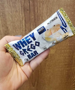 BARRA PROTEICA NUTRATA WHEY GREGO BAR BEIJINHO - 11G DE PROTEÍNA