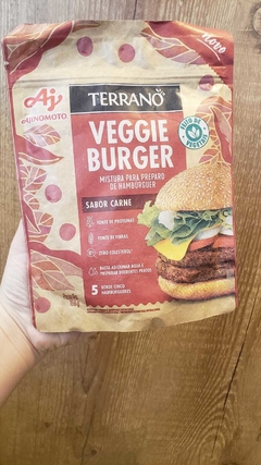 MISTURA PARA PREPARO DE HAMBÚRGUER VEGANO SABOR CARNE - VEGGIE BURGUER TERRANO - AJINOMOTO 160G