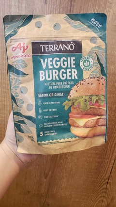 MISTURA PARA PREPARO DE HAMBÚRGUER VEGANO SABOR ORIGINAL - VEGGIE BURGUER TERRANO - AJINOMOTO 160G