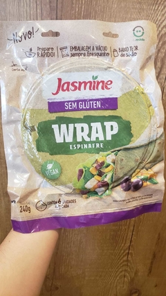 WRAP SEM GLÚTEN JASMINE ESPINAFRE - 240g