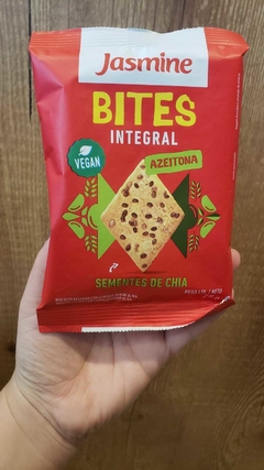 BISCOITO SALGADO BITES INTEGRAL 25g - AZEITONAS