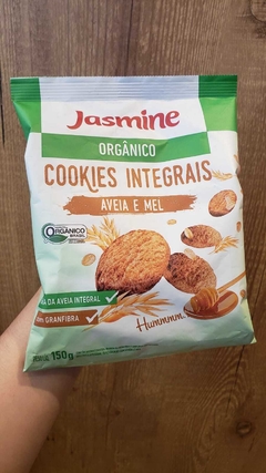 COOKIES INTEGRAIS ORGÂNICOS - JASMINE AVEIA E MEL 150g