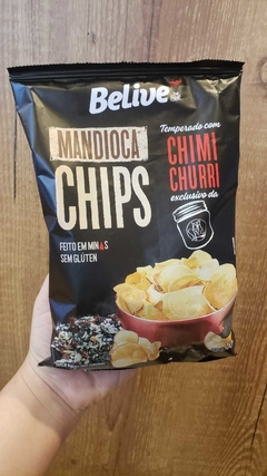 MANDIOCA CHIPS TEMPERADO COM CHICHURRI - BELIVE 50g