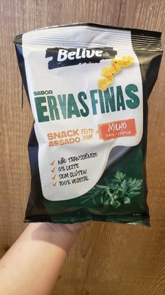 SNACKS SABOR ERVAS FINAS - BELIVE 35g