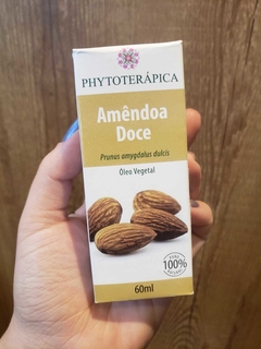 ÓLEO VEGETAL DE AMÊNDOA DOCE - PHYTOTERÁPICA - 60ml