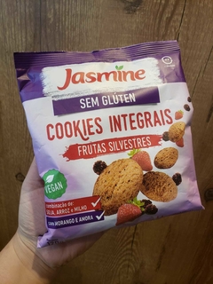 COOKIES INTEGRAIS SEM GLÚTEN FRUTAS SILVESTRES (VEGANO) - JASMINE 120g