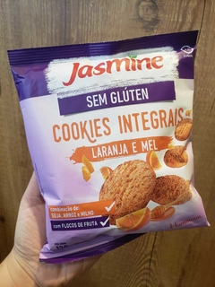 COOKIES INTEGRAIS SEM GLÚTEN LARANJA & MEL - JASMINE 120g