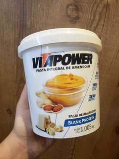 PASTA INTEGRAL DE AMENDOIM BLANK PROTEIN - VITAPOWER 1,005kg