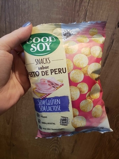 SNACKS SABOR PEITO DE PERU - GOOD SOY 25g