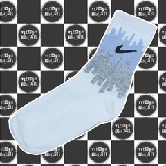 Media - Nike - celeste y gris - comprar online