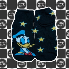 Soquete - pato Donald - negro estrellas