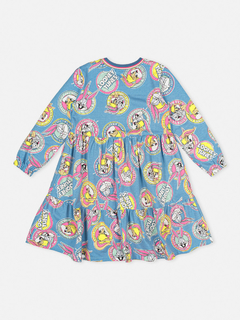 VESTIDO BOTTONS LOONEY TUNES - MOMI H4168 - Bambinos For Kids