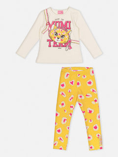 Conjunto Infantil Inverno LEGGING Oncinha Pintada-MOMI -J5103