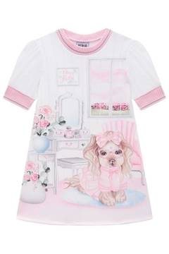 Vestido em Fly Tech e Tule Cachorrinho 73227 Kukiê