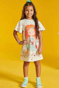 Vestido Infantil Kukie Alecrim Verão Camponesa-52826