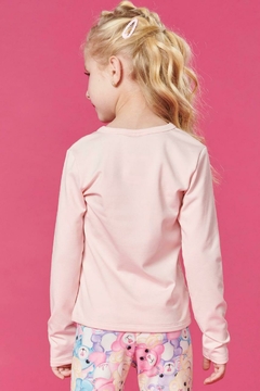 Blusa Menina Kukiê em Malha Térmica na cor Rosa Claro 62127 - comprar online